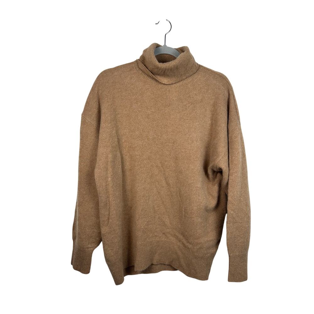 Babaton Rosemont Sweater Women Small Camel NWT Cashmere Oversized Turtleneck